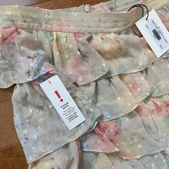 ✨NWT | Bardot X Revolve | Dobby Gypsy Skirt - Picture 9 of 12